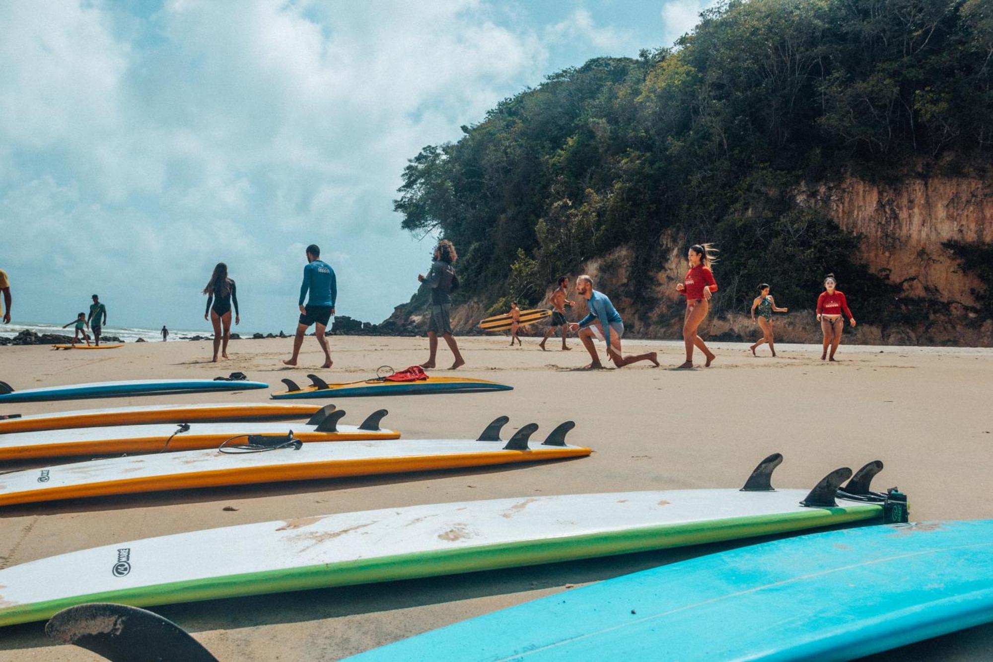 Surfcamp Arara Hostel Praia de Pipa Kültér fotó