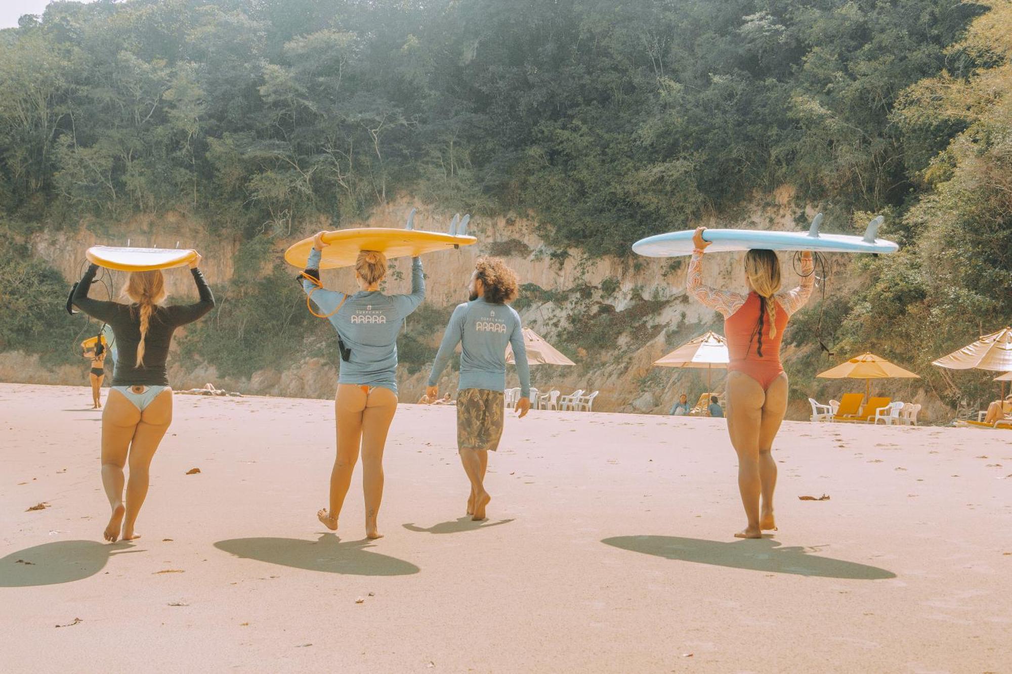 Surfcamp Arara Hostel Praia de Pipa Kültér fotó